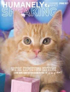 Humanely Speaking Cover - Spring 2017