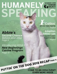 Humanely Speaking Cover - Summer 2018
