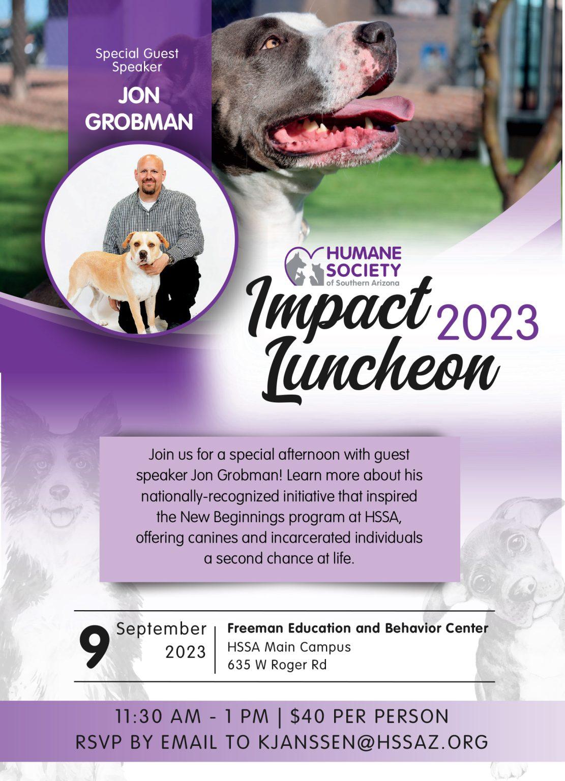Annual Impact Luncheon | Humane Society of Southern Arizona